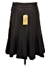 Renuar Solid Black Formal Skirt Size 6 - photo 2
