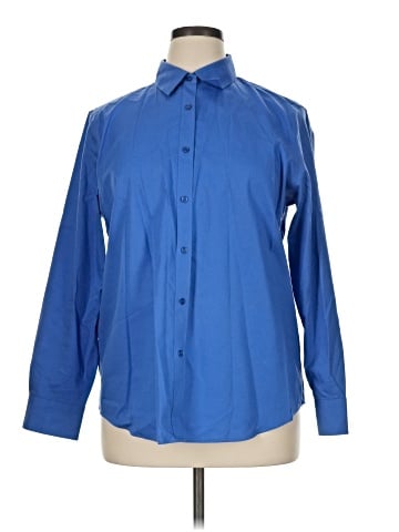 Jones New York Signature Long Sleeve Blouse (view 1)