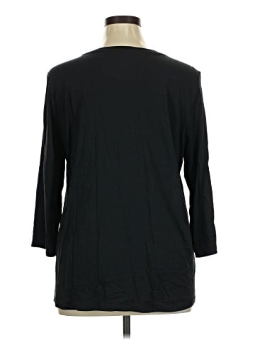 LOGO by Lori Goldstein 3/4 Sleeve T-Shirt (view 2)
