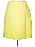 J.Crew Collection 100% Polyester Yellow Casual Skirt Size 10 - photo 1