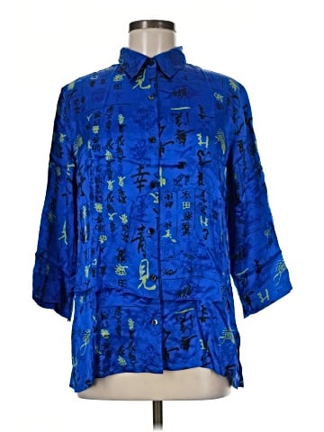 Chico's Design 3/4 Sleeve Silk Top (view 1)