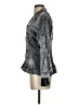 Jessica Metallic Silver Long Sleeve Blouse Size S - photo 5