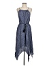 RD Style 100% Rayon Paisley Blue Casual Dress Size M - photo 1