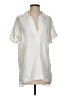 Amadi 100% Tencel Ivory Short Sleeve Blouse Size S - photo 1