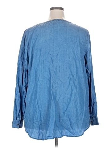 Croft & Barrow Long Sleeve Blouse (view 2)