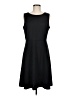 212 Collection Solid Black Casual Dress Size M - photo 1
