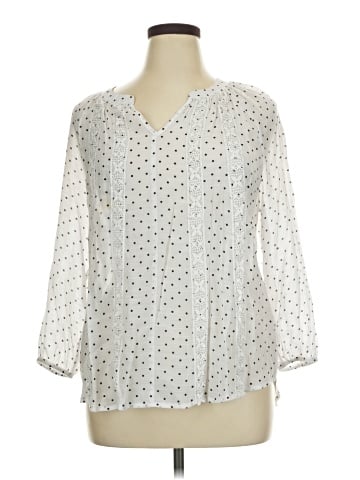 Counterparts 3/4 Sleeve Blouse (view 1)
