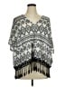 Almost Famous Gray Poncho Size XL - photo 1