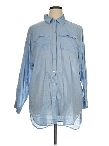Kaktus Long Sleeve Button-Down Shirt (view 1)