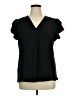 Blooming Jelly Black Short Sleeve Blouse Size XL - photo 1