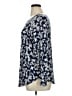 EMALINE Blue Long Sleeve Blouse Size XL - photo 5