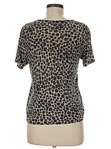 August Silk Short Sleeve Silk Top (view 2)