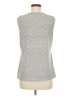 Worthington Gray Sleeveless Blouse Size M - photo 2
