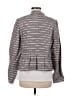 Ann Taylor LOFT Stripes Gray Blazer Size 6 - photo 2
