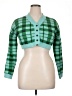 Cider Checkered-gingham Green Cardigan Size XL - photo 1