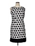 Ronni Nicole Graphic Black Cocktail Dress Size 14 - photo 1