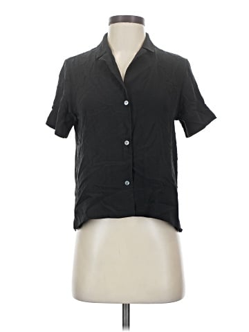 Everlane Short Sleeve Silk Top (view 1)