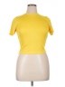 Love J Yellow Short Sleeve Turtleneck Size XL - photo 1