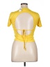 Love J Yellow Short Sleeve Turtleneck Size XL - photo 2