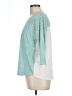 Freebird Teal 3/4 Sleeve Top Size L - photo 5