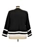 ELOQUII 100% Polyester Stripes Black Blazer Size 22 Plus - photo 2