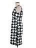 Limited Edition 100% Polyester Houndstooth Black Casual Dress Size 6 - photo 5