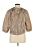 St. John Metallic Gold Windbreaker Size M - photo 1