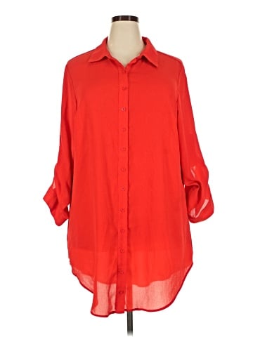 Torrid 3/4 Sleeve Blouse (view 1)