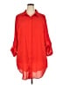 Torrid 100% Polyester Red 3/4 Sleeve Blouse Size 2X Plus (2) - photo 1