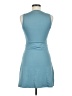 Unbranded Solid Teal Casual Dress Size S - photo 2