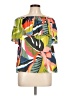 Trina Turk Green Short Sleeve Blouse Size L - photo 1