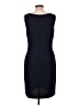 St. John Solid Blue Black Casual Dress Size 10 - photo 2