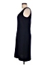St. John Solid Blue Black Casual Dress Size 10 - photo 5
