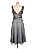 Boutique + 100% Polyester Gray Cocktail Dress Size 10 Plus - photo 2