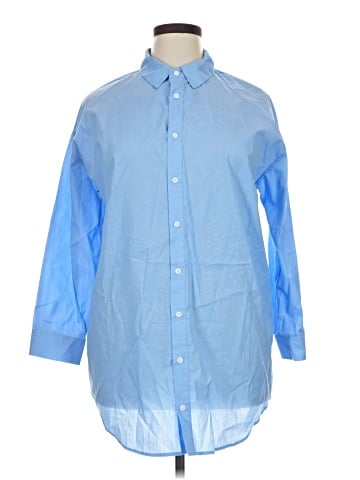 Vigoss 3/4 Sleeve Button-Down Shirt (view 1)