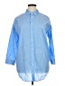 Vigoss Color Block Blue 3/4 Sleeve Button-Down Shirt Size XL - photo 1