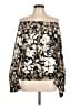 CeCe 100% Polyester Gold Long Sleeve Blouse Size L - photo 1