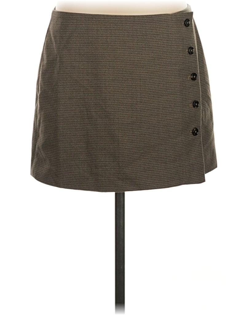 Pre-owned Mng Casual Skirt In Brown
