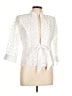R&M Richards 100% Polyester Polka Dots White Jacket Size 10 (petite) - photo 1