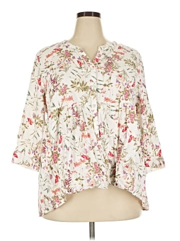 Jones New York 3/4 Sleeve Blouse (view 1)