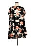 AX Paris 100% Polyester Floral Black Casual Dress Size 18 - photo 1