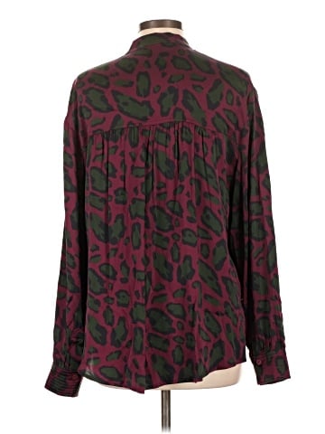 Ruti Long Sleeve Silk Top (view 2)