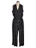 Sandra Darren Polka Dots Black Jumpsuit Size 12 - photo 1