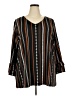 Susan Graver Black 3/4 Sleeve Blouse Size 2X - photo 1