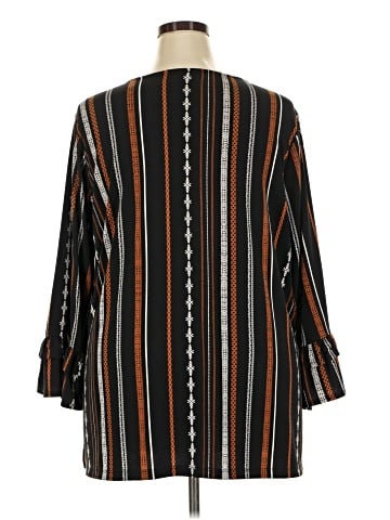 Susan Graver 3/4 Sleeve Blouse (view 2)