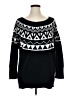 Express Graphic Black Pullover Sweater Size XL - photo 1