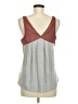 Tiny Yellow Gray Sleeveless Blouse Size M - photo 2