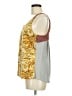 Tiny Yellow Gray Sleeveless Blouse Size M - photo 5