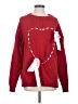 Altar'd State Hearts Red Pullover Sweater Size S - photo 1