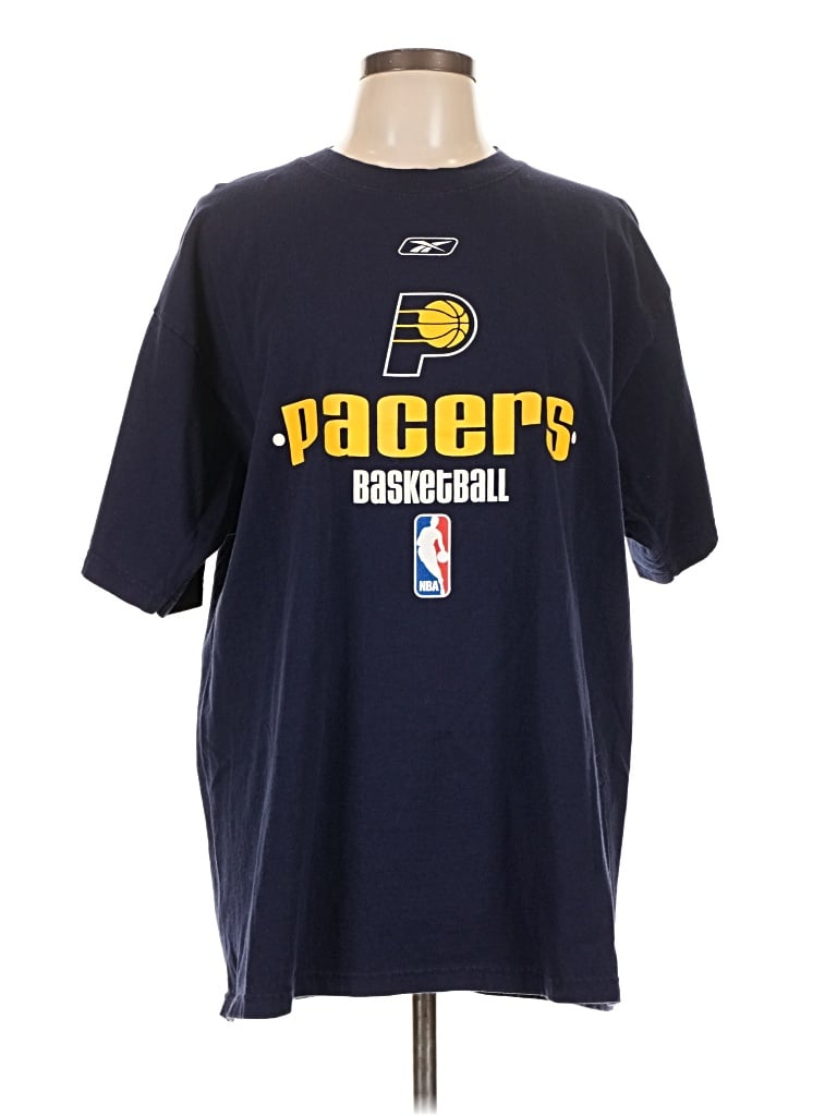 Pre-owned Reebok Short Sleeve T-shirt In Blue